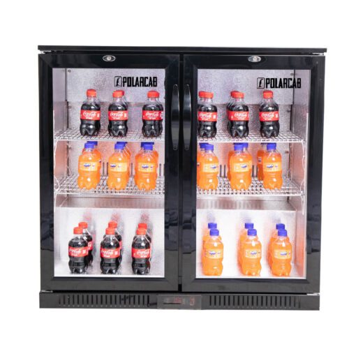 Bar Fridge 2X Hinged Doors Lockable