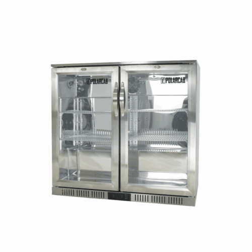 Bar Fridge 2X Hinged Doors Lockable