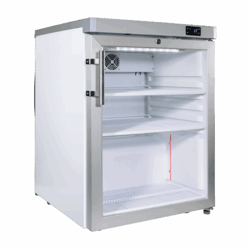 Bar Fridge 1X Hinged Door Lockable