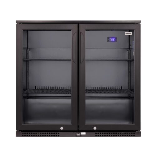 Bar Fridge 2X Hinged Doors Lockable