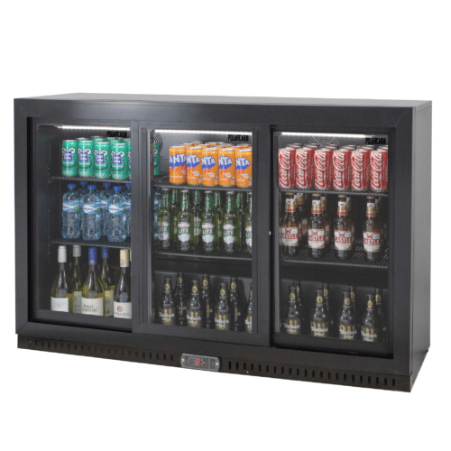 PolarCab BBP9003 Bar Fridge 3 Sliding/Door