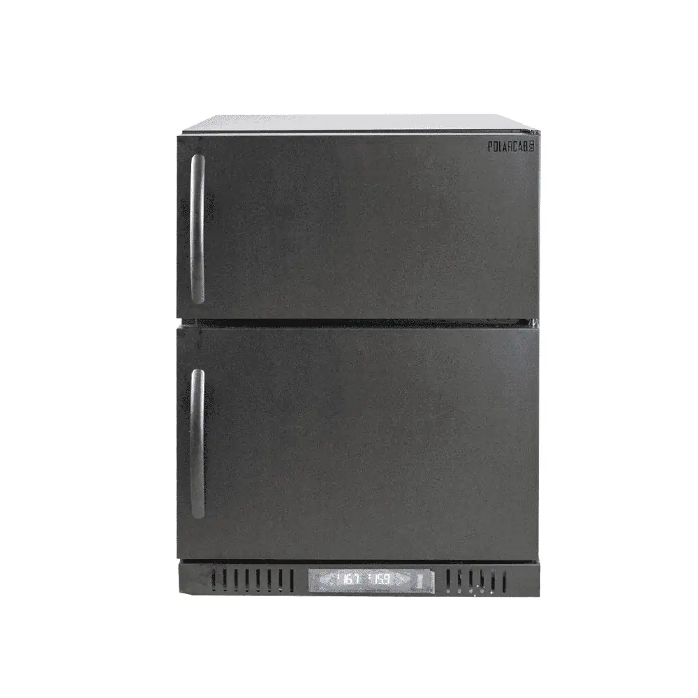 PolarCab Black Dual Fridge/Freezer - Image 5