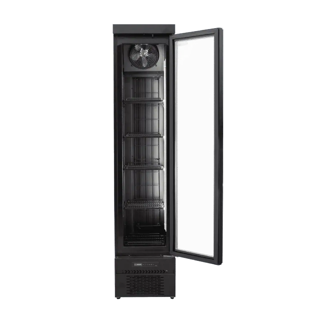 Upright Freezer-Slim Line-PolarCab-Black - Image 2
