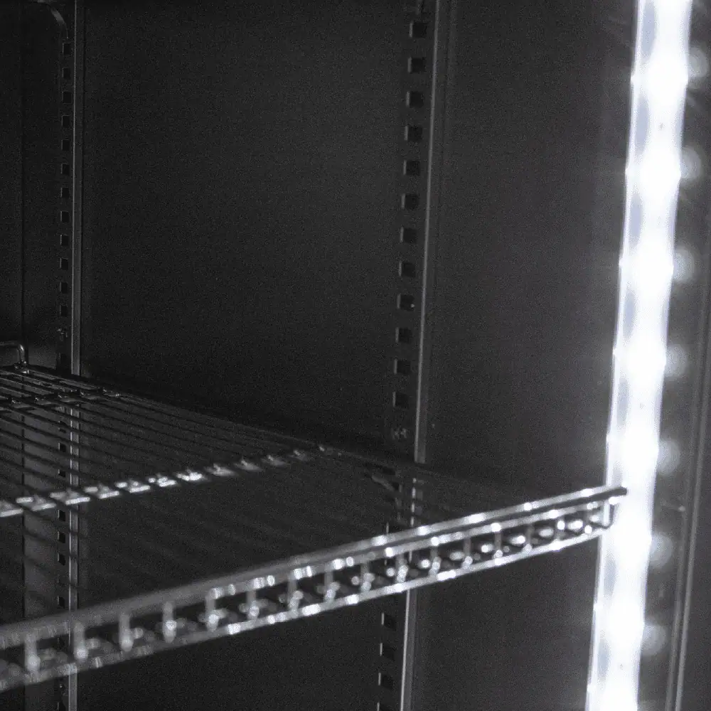 Upright Freezer-Slim Line-PolarCab-Black - Image 4