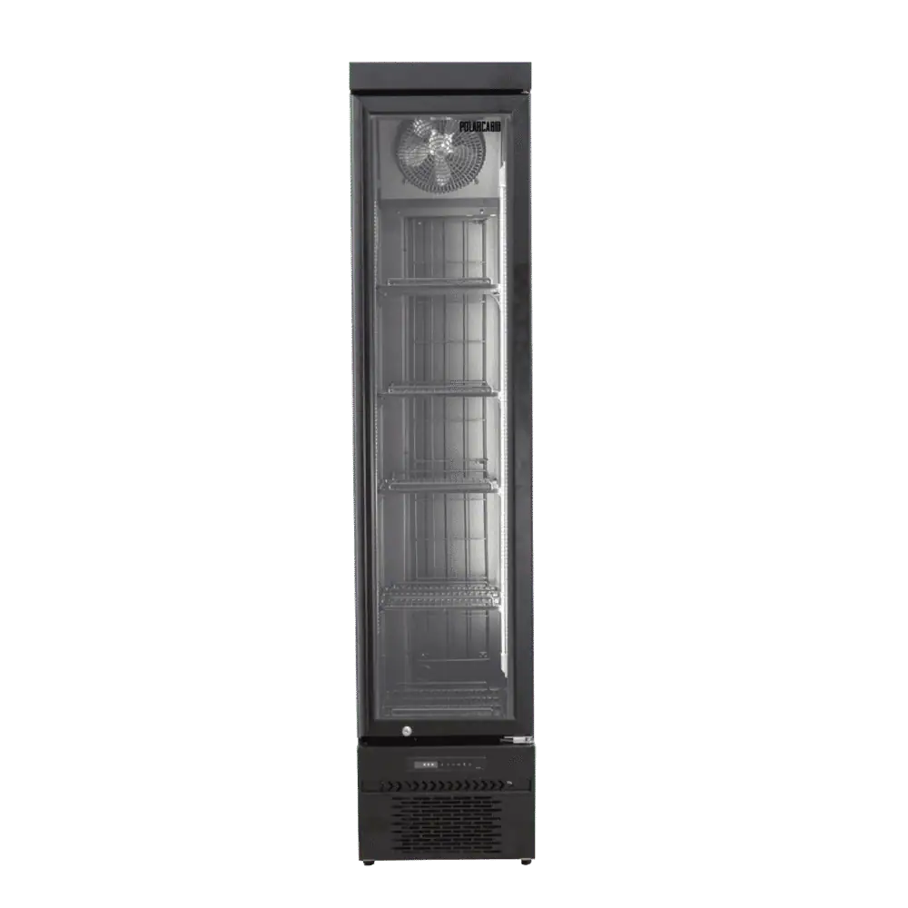Upright Freezer-Slim Line-PolarCab-Black